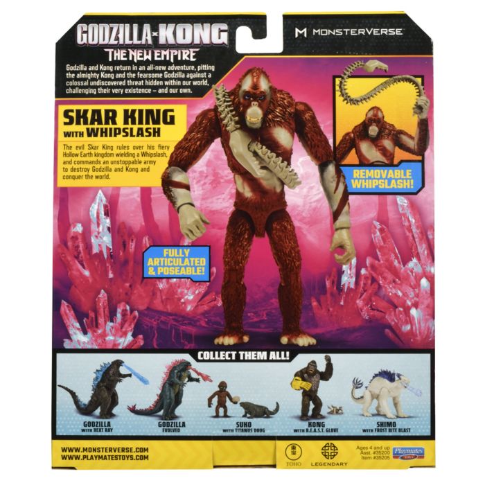 MonsterVerse Godzilla vs. Kong 2: The New Empire - Skar King with Whiplash 6" Action Figure