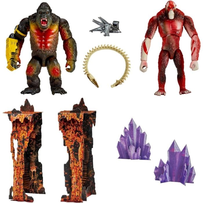 MonsterVerse Godzilla vs. Kong 2: The New Empire - Kong vs. Skar King 6" Action Figure 2-Pack