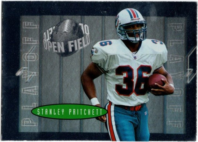 Stanley Pritchett, #51, Open Field, 1996 Playoff Contenders Football NFL