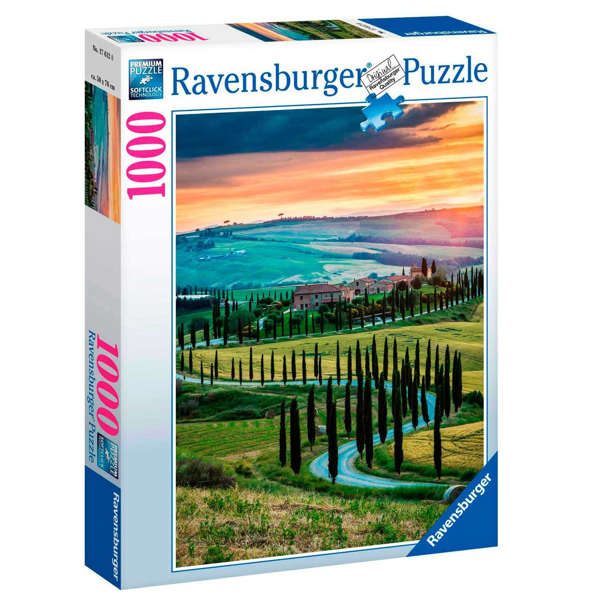 Ravensburger - Orcia Valley Tuscany - 1000 Piece Jigsaw Puzzle