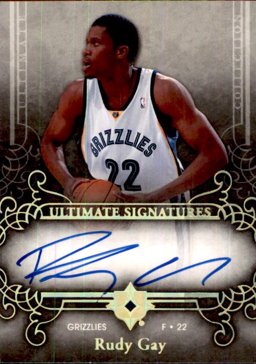 Rudy Gay, Ultimate Signatures, 2006-07 UD Ultimate Collection Basketball NBA