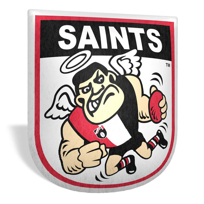 St Kilda Saints Retro Mascot Shaped Cushion