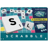 Scrabble, 2 Games in 1, Board Game