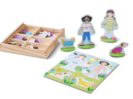 Melissa & Doug - Best Friends Magnetic Dress-Up