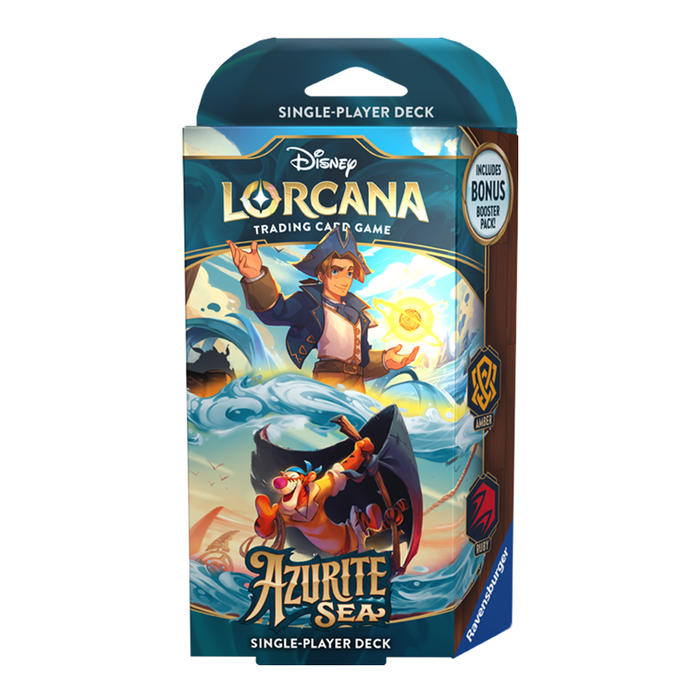 Disney Lorcana - Amber/Ruby - S6 Azurite Sea Single Player Deck