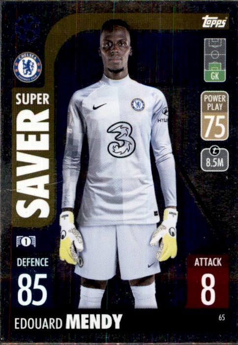 Edouardo Mendy, Super Saver, 2021-22 Topps Match Attax UEFA Champions & Europa League