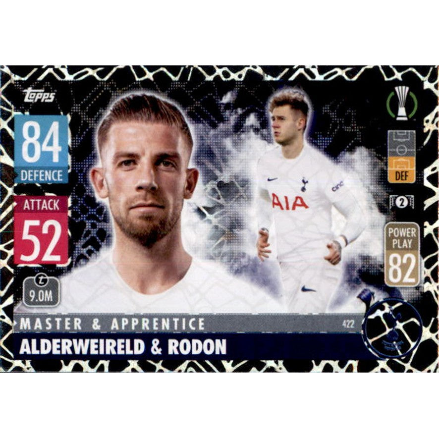 Alderweireld & Rodon, Master & Apprentice, 2021-22 Topps Match Attax UEFA Champions & Europa League