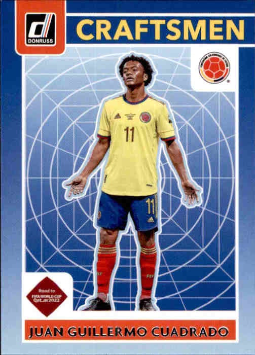 Juan Guillermo Cuadrado, Craftsmen, 2021-22 Panini Donruss Soccer Road To FIFA World Cup Qatar