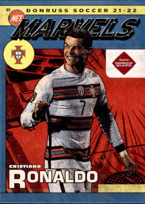 Cristiano Ronaldo, Marvels, 2021-22 Panini Donruss Soccer Road To FIFA World Cup Qatar