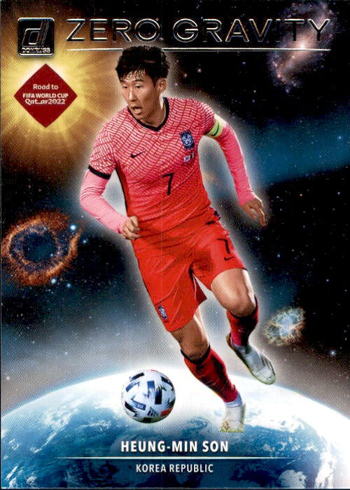 Heung-min Son, Zero Gravity, 2021-22 Panini Donruss Soccer Road To FIFA World Cup Qatar