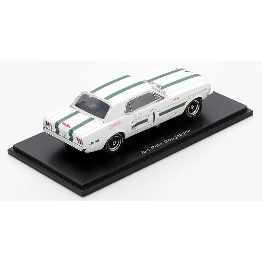 Spark SP278, FORD MUSTANG - 1968 ATCC WINNER - GEOGHEGAN - 1:43 Scale Resin Model Car
