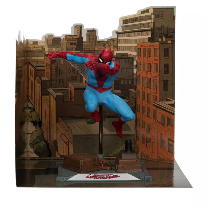 McFarlane Spider-Man (The Amazing Spider-Man #38) 1:10th Scale Posed Figure w/Scene