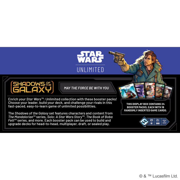 Star Wars Unlimited - Shadows of the Galaxy Booster Pack