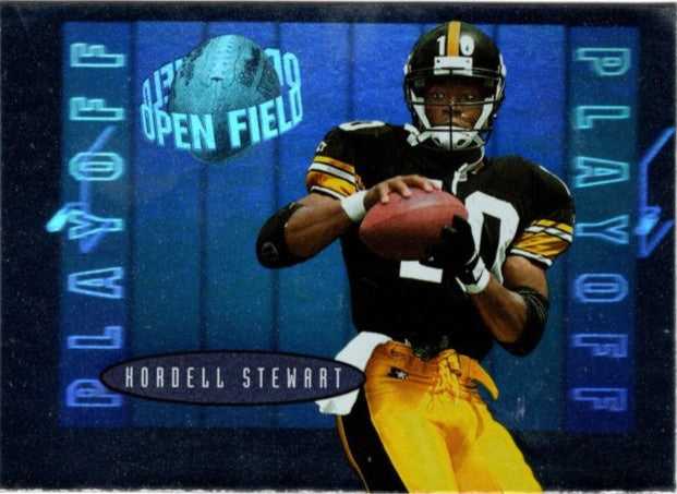 Kordell Stewart, #10, Open Field, 1996 Playoff Contenders Football NFL