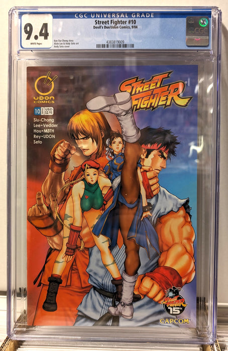 Street Fighter, Vol. 2, #10 Comic, Graded CGC 9.4