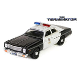 The Terminator, 1977 Plymouth Fury Police Car, 1:24 Diecast Vehicle