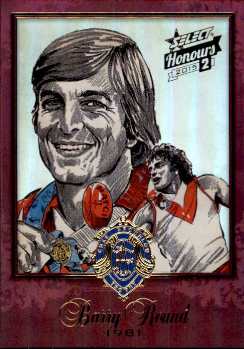 Barry Round, Brownlow Sketch, 2015 Select AFL Honours 2