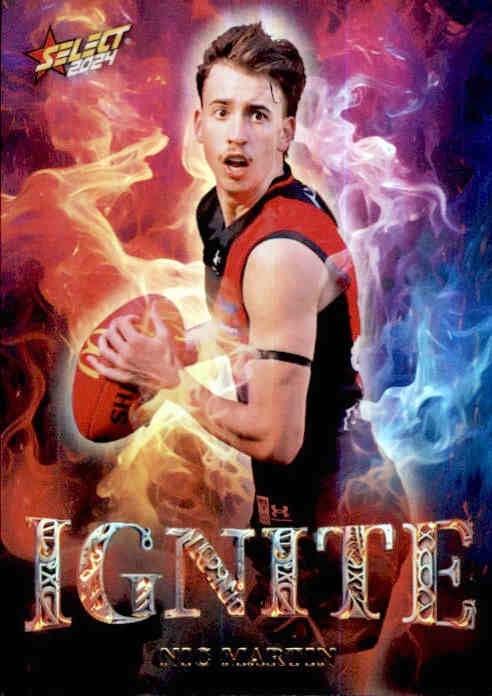 Nic Martin, IG17, Ignite, 2024 Select AFL Footy Stars