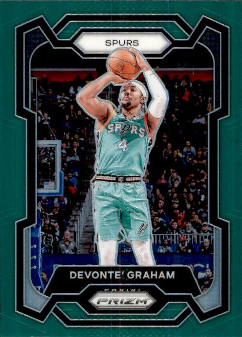 Devonte Graham, Green Prizm, 2023-24 Panini Prizm Basketball NBA