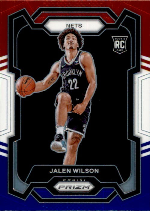 Jalen Wilson, RC, Red White Blue Prizm, 2023-24 Panini Prizm Basketball NBA