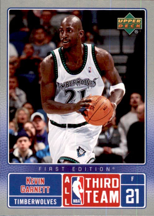 Kevin Garnett, All-NBA Team, 2007-08 UD NBA First Edition