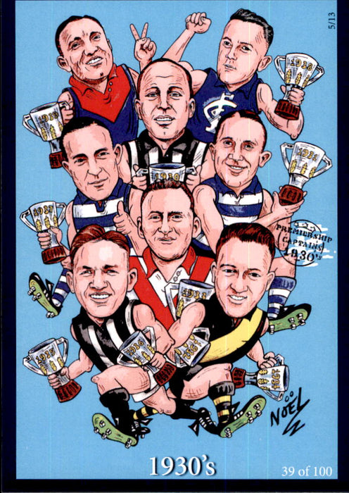 Premiership Captains Collector Set by Noel