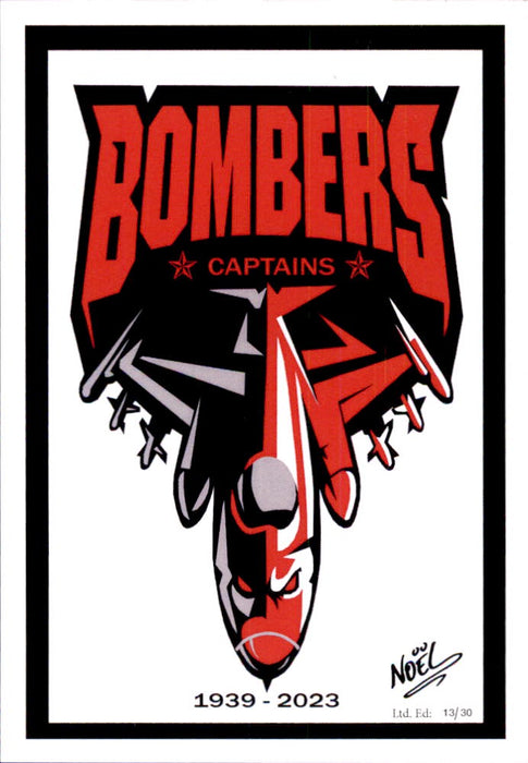 Essendon Bombers Captains Card Set by Noel