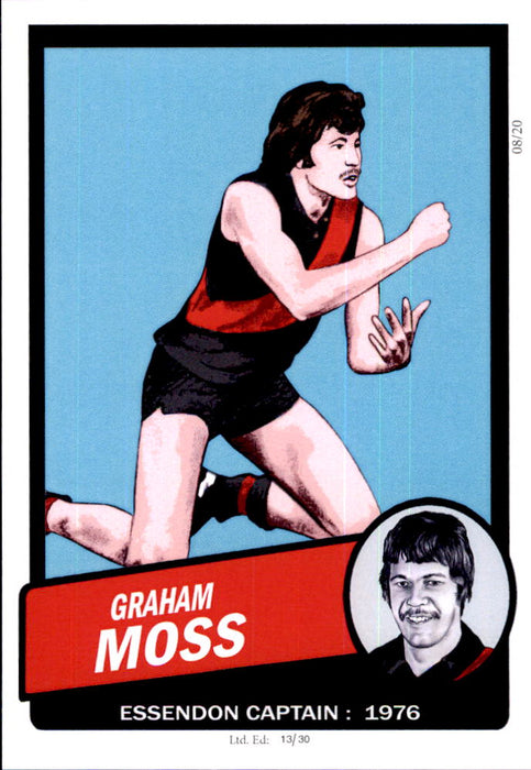 Essendon Bombers Captains Card Set by Noel