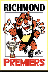 Richmond Tigers 2017 Premiers Card Set by Noel