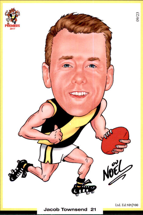 Richmond Tigers 2017 Premiers Card Set by Noel