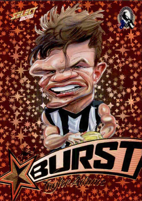 Taylor Adams, Starburst Caricatures, 2016 Select AFL Footy Stars