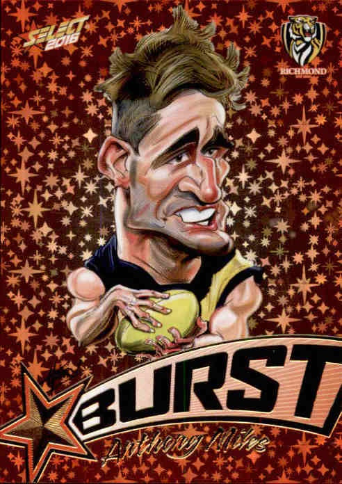 Anthony Miles, Starburst Caricatures, 2016 Select AFL Footy Stars