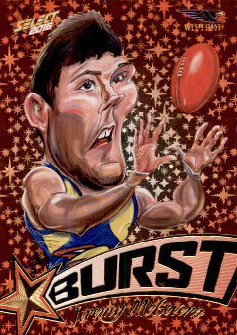 Jeremy McGovern, Starburst Caricatures, 2016 Select AFL Footy Stars