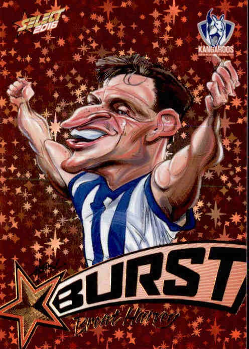 Brent Harvey, Starburst Caricatures, 2016 Select AFL Footy Stars