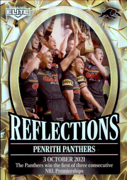 Penrith Panthers 2021Cronulla Sharks, Gold Reflections, 2024 TLA Elite NRL Rugby League