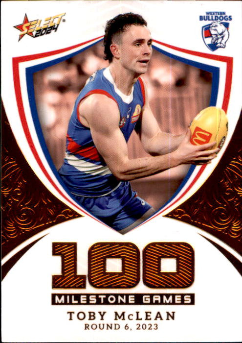 Toby McLean, MG102, Milestone, 2024 Select AFL Footy Stars