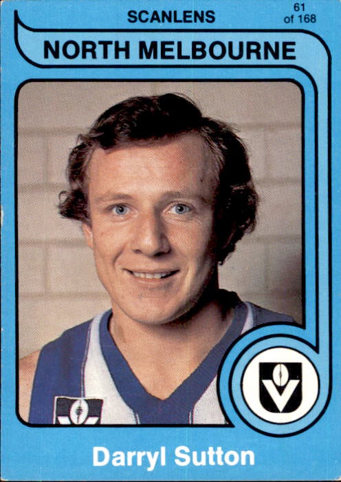 Darryl Sutton, 1980 Scanlens VFL