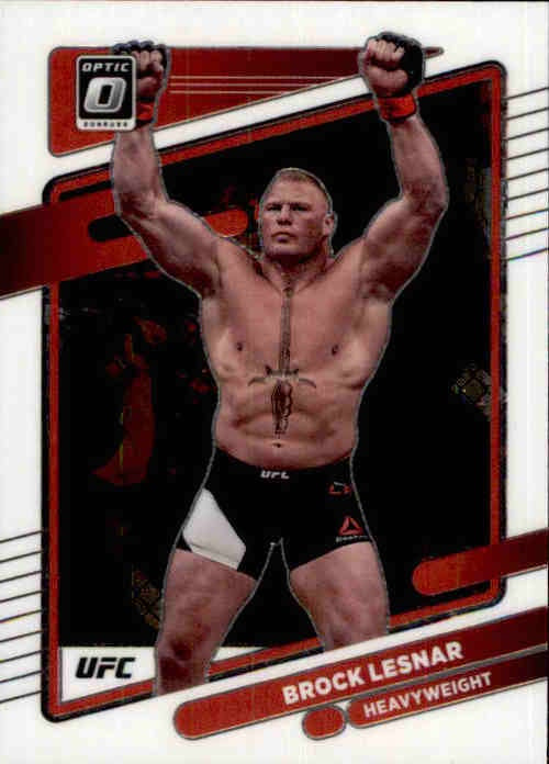 Brock Lesnar, 83, 2022 Panini Donruss Optic UFC