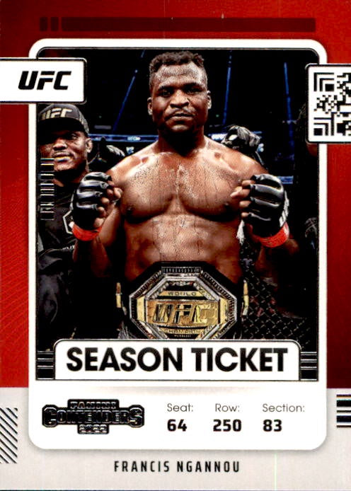 Francis Ngannou, Contenders, 2022 Panini Chronicles UFC