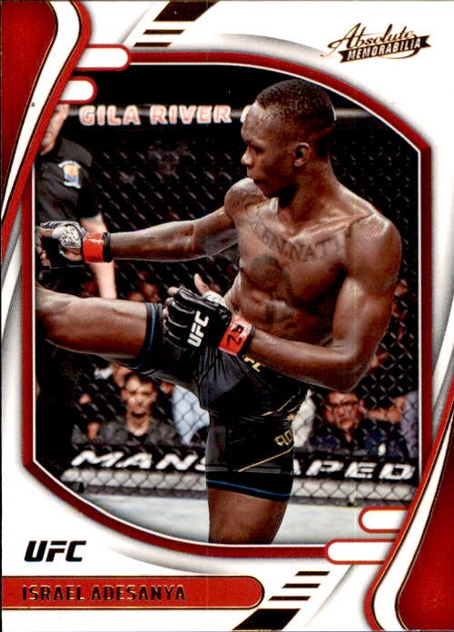 Israel Adesanya, Absolute Bronze Parallel, 2022 Panini Chronicles UFC