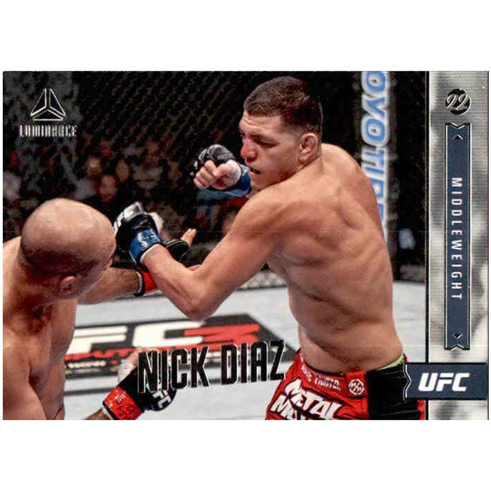 Nick Diaz, Luminance, 2022 Panini Chronicles UFC