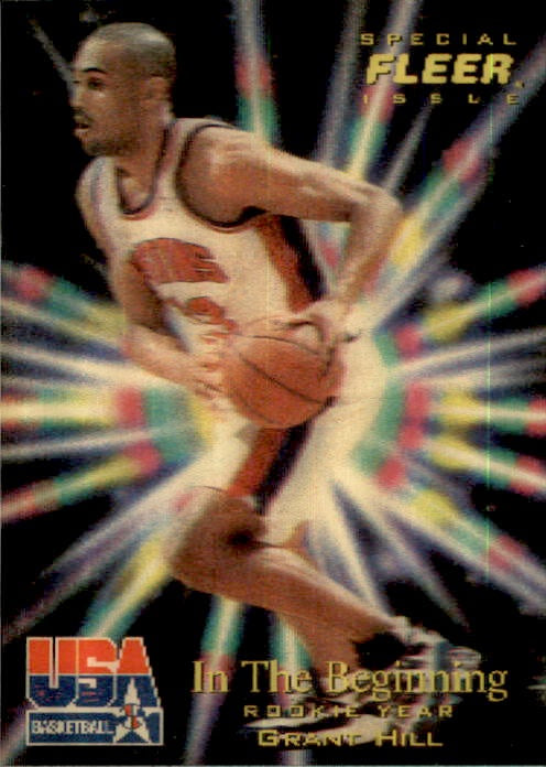 Grant Hill, #2, 1996 Fleer USA Basketball NBA