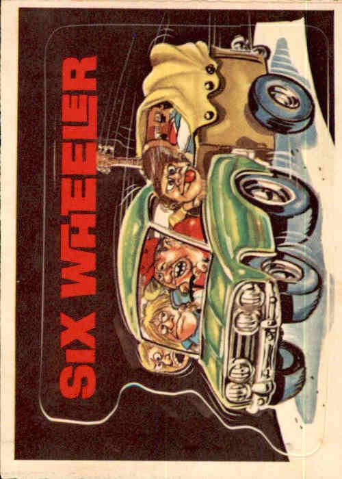 Six Wheeler, Donruss CB Dictionary Sticker Card