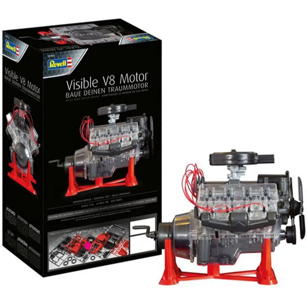 Revell Visible V8 Engine 1:4 Scale Plastic Model Kit – Ja Ja's