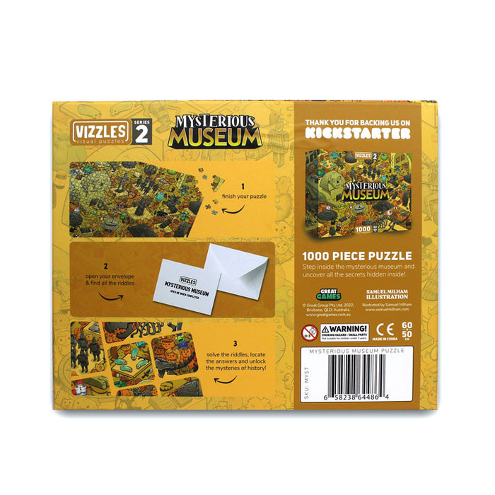 Vizzles Mysterious Museum 1000pc Jigsaw Puzzle