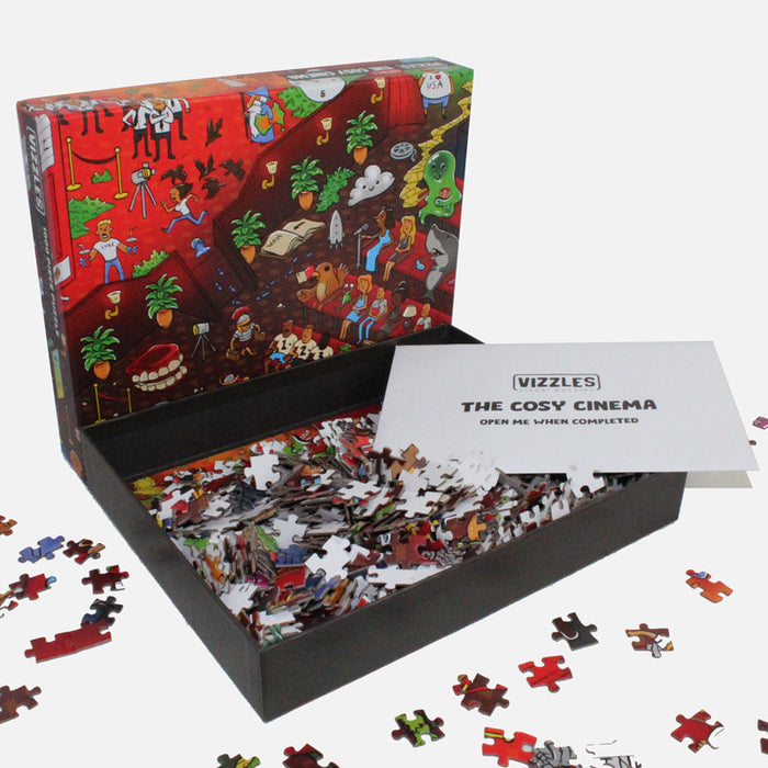 Vizzles The Cosy Cinema Puzzle 1000pc Jigsaw Puzzle