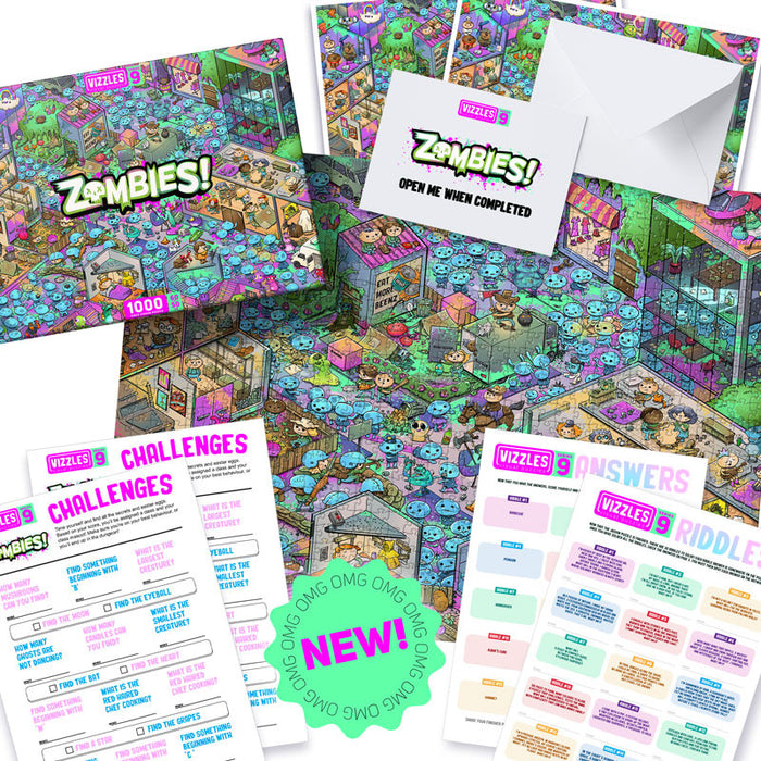 Vizzles Zombies! 1000pc Jigsaw Puzzle