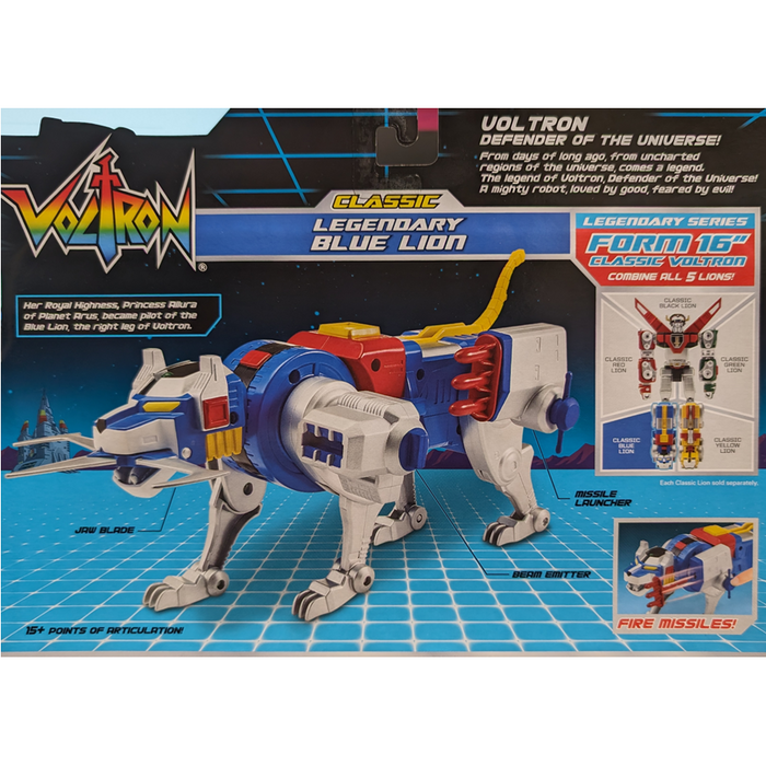 VOLTRON Classic Legendary Blue Lion Action Figure