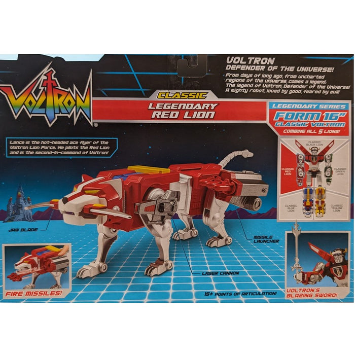 VOLTRON Classic Legendary Red Lion Action Figure