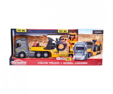 Majorette Volvo Truck & Wheel Loader